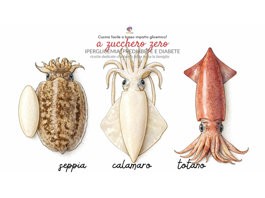 Diferencias entre sepias, calamares y totanos