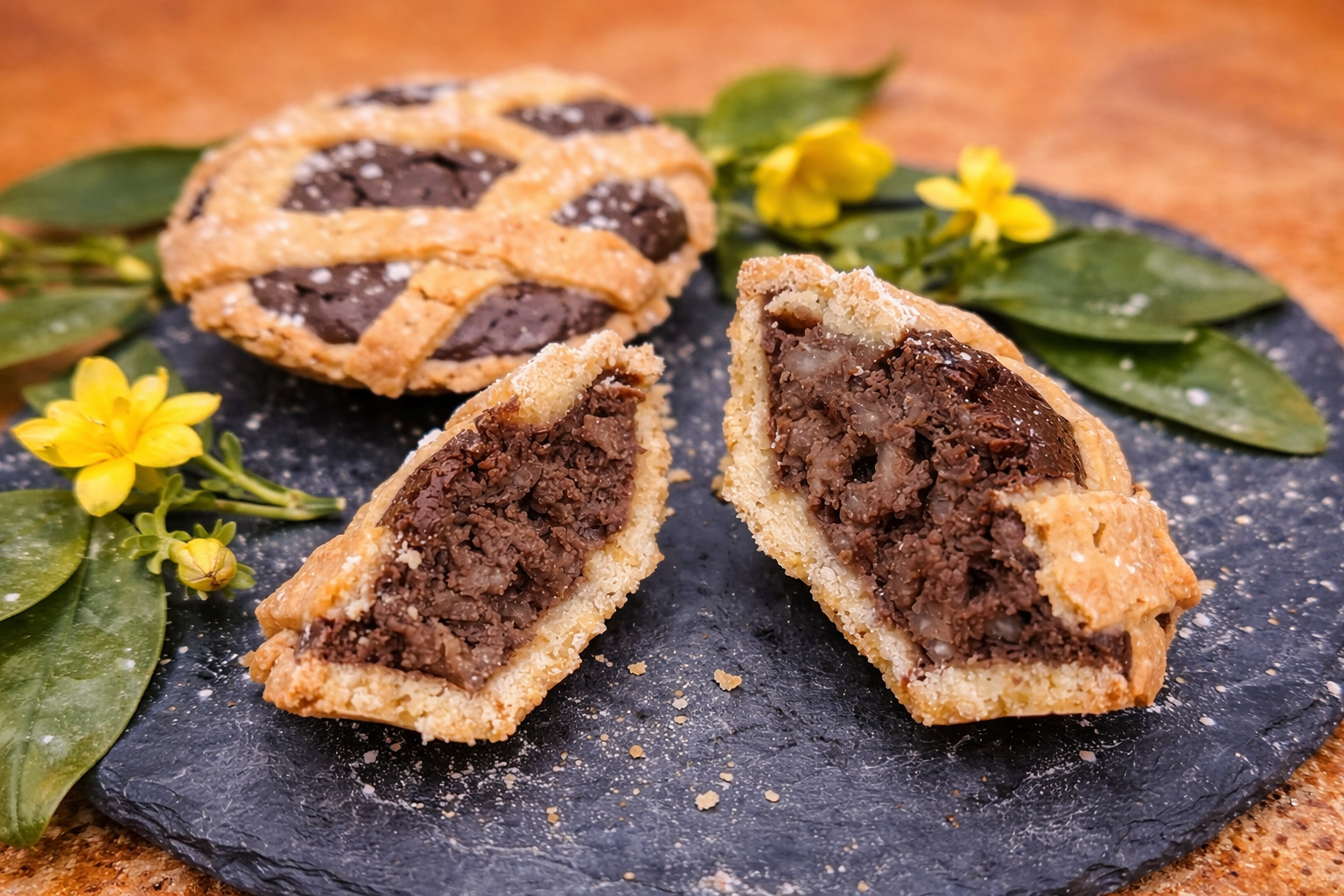 Mini Pastiere di Riso con Crema al Cioccolato – Receta deliciosa
