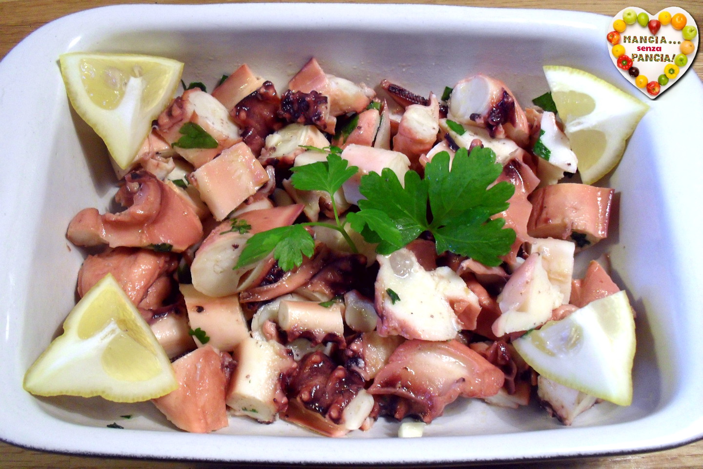 Ensalada ligera de pulpo