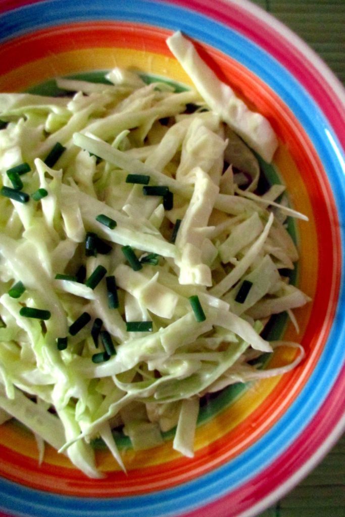 Ensalada de repollo y hinojo coleslaw, Mangia senza Pancia