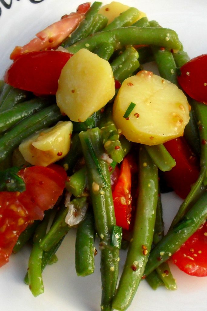 Ensalada de judías verdes, patatas y tomatitos, Mangia senza Pancia