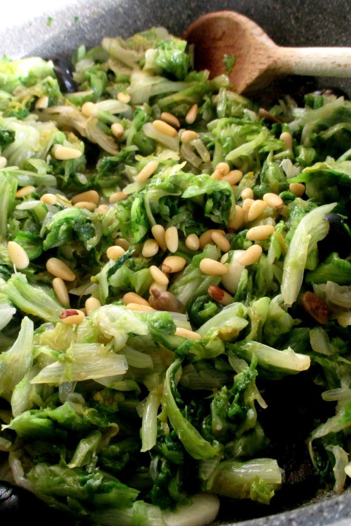 Escarola, aceitunas y alcaparras, Mangia senza Pancia