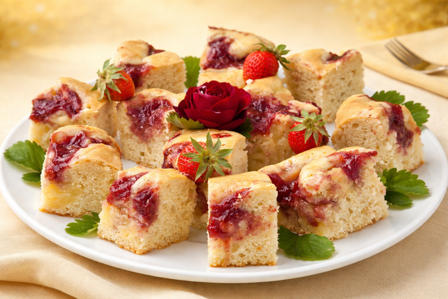 La tarta de crema y fresas que se deshace en la boca