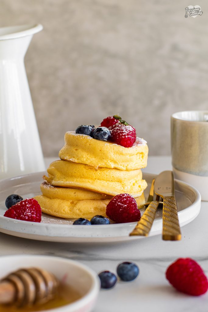 Fluffy pancakes japoneses