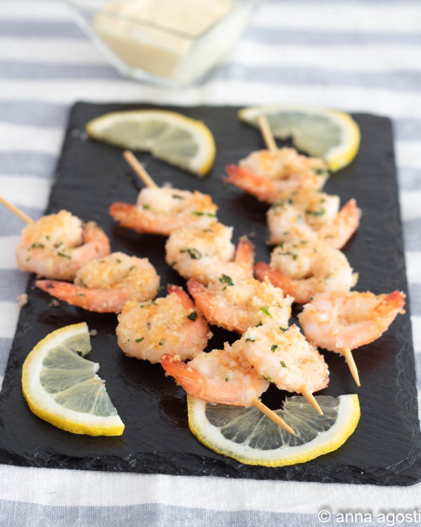 gambas gratinadas al horno