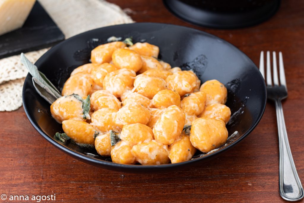 Gnocchi de calabaza a la mantovana