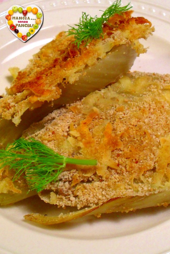 Hinojos gratinados crujientes, Mangia senza Pancia