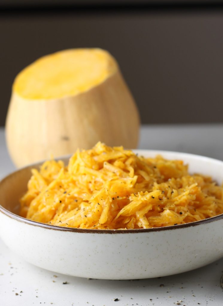 Ensalada de calabaza cruda rallada