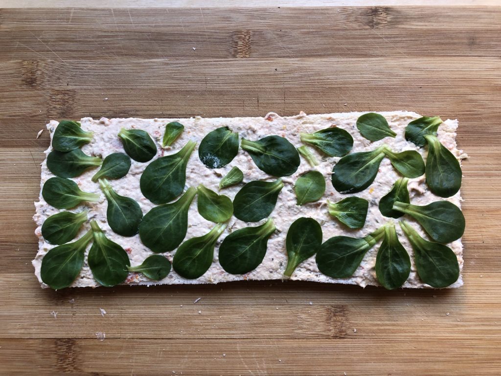 añadir hojas de canónigos