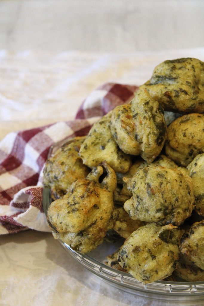 Frittole con borraja