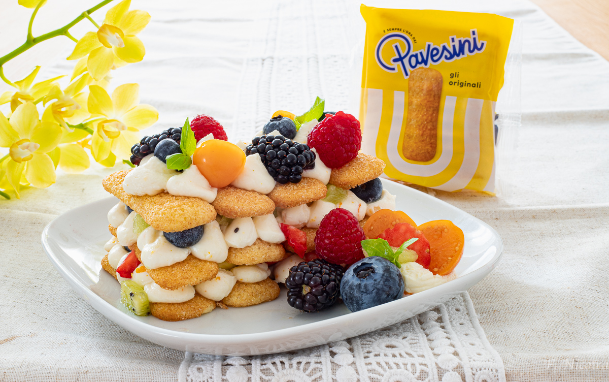 Tiramisú de fruta con Pavesini
