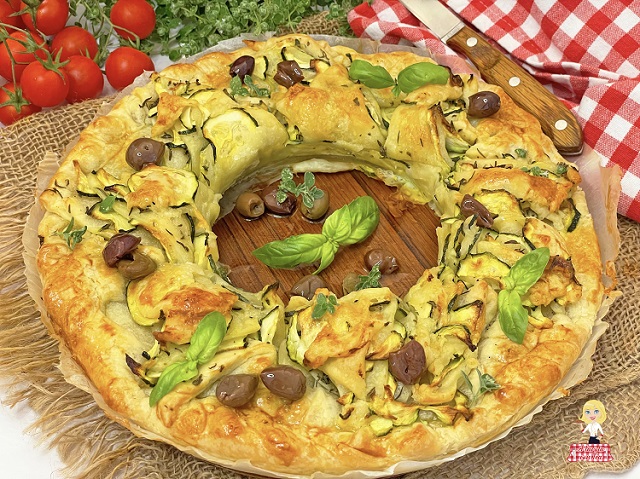 ROSCA salada con CALABACÍN