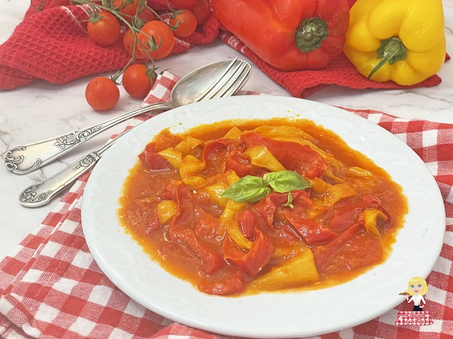PEPERONATA receta de la abuela