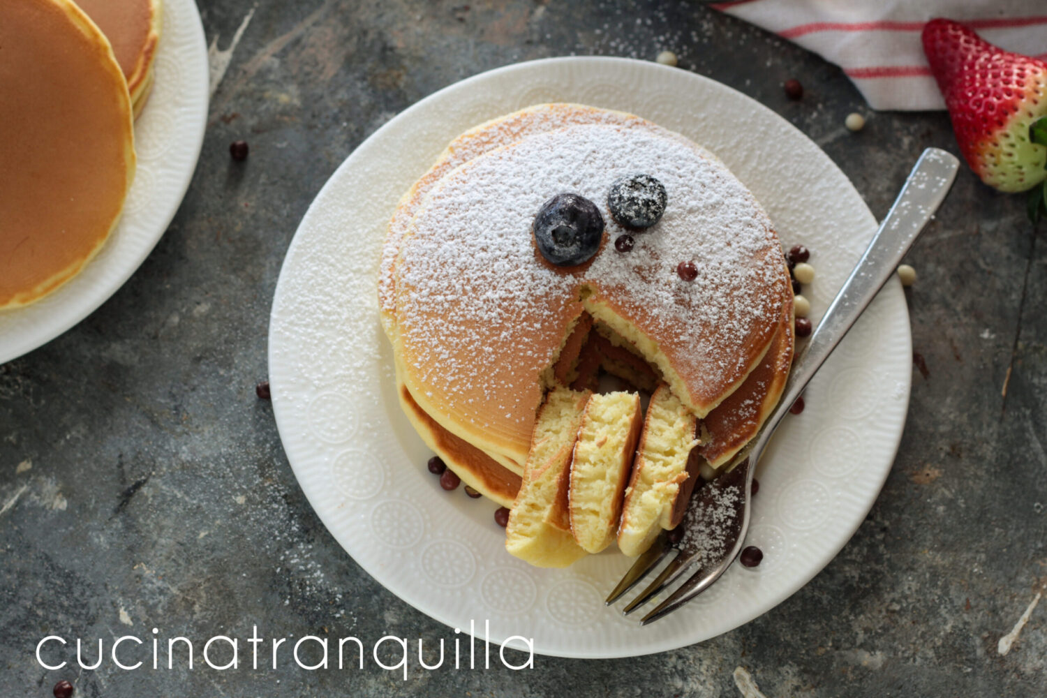 Pancakes esponjosos sin mantequilla