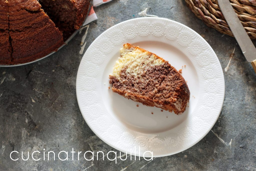 Tarta bicolor sin gluten