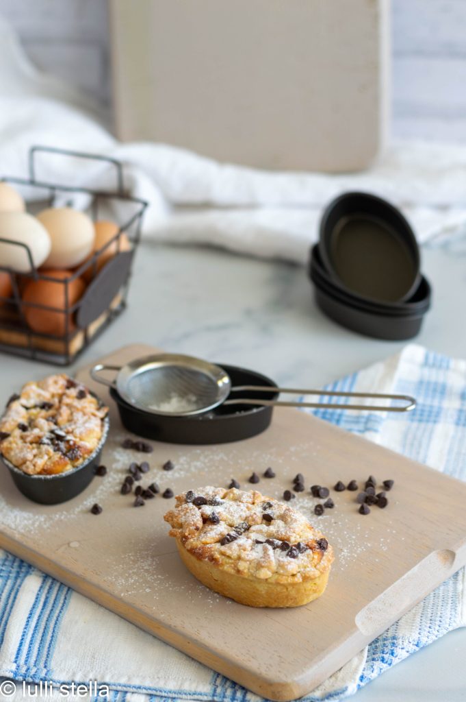 mini desmigadas sin gluten ricotta y chocolate