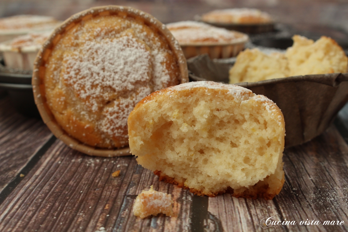 Muffin sin gluten de limón