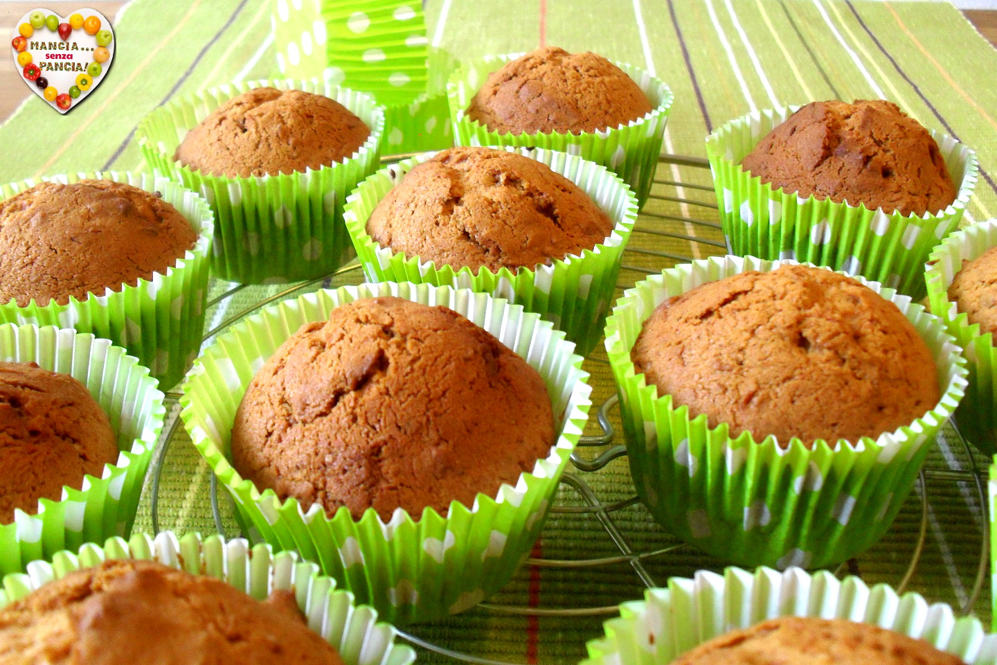 Muffins de calabaza ligeros Speculaas