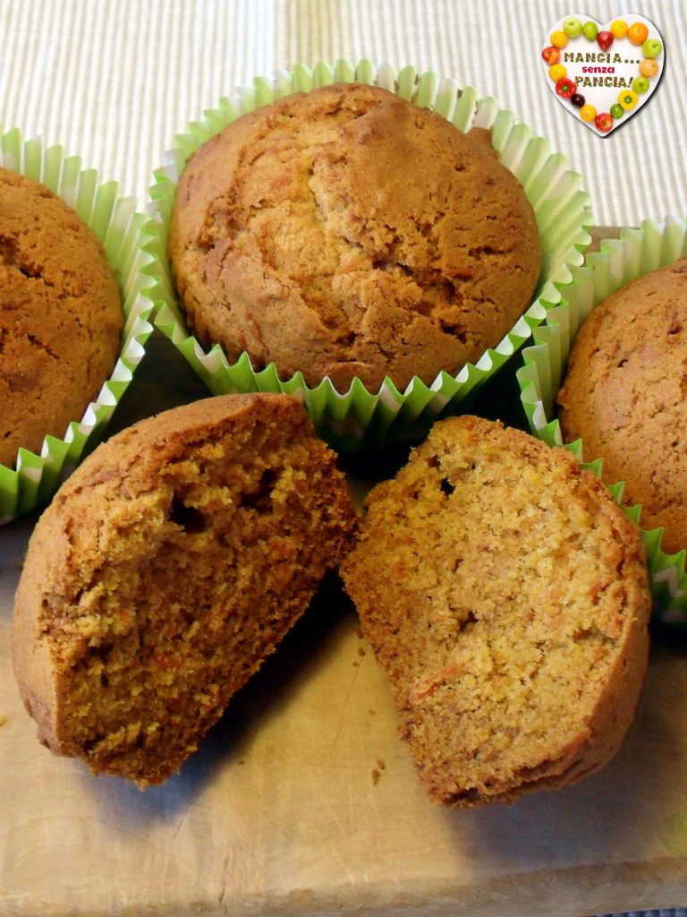 Muffins de calabaza ligeros speculaas, receta dulce, Mangia senza Pancia