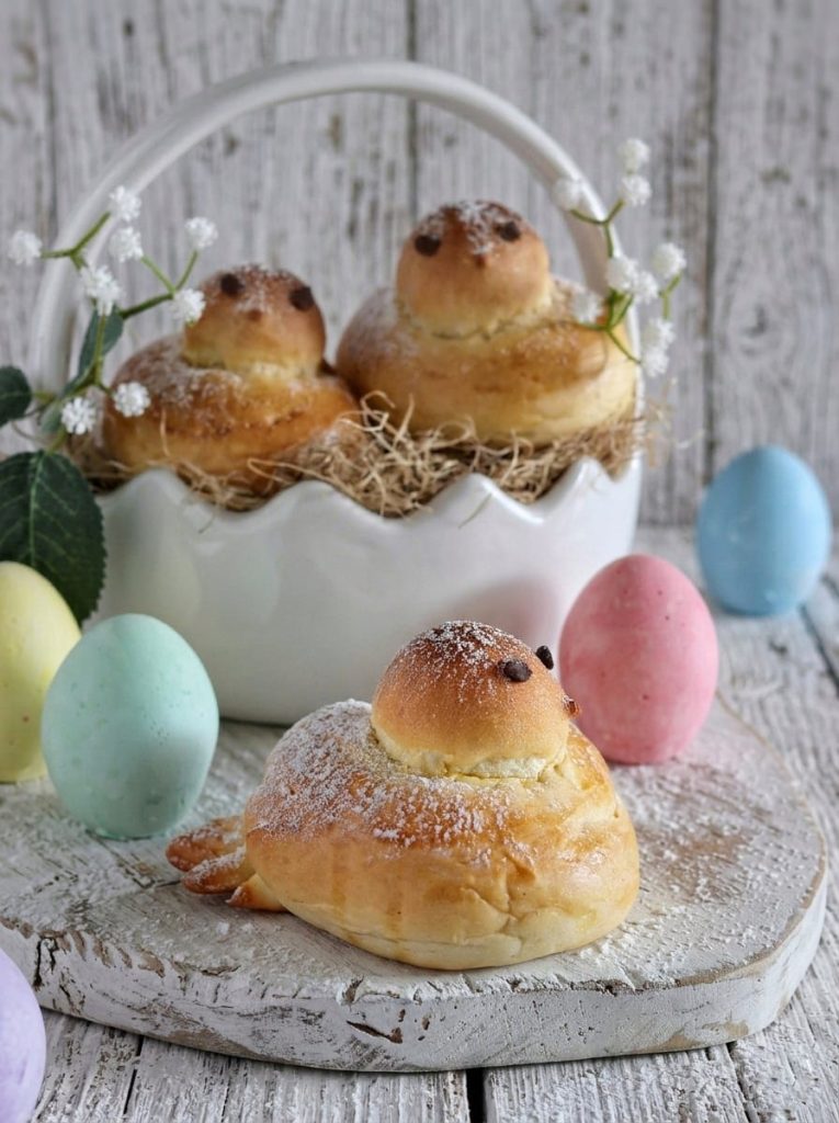 Palomas de pan brioche