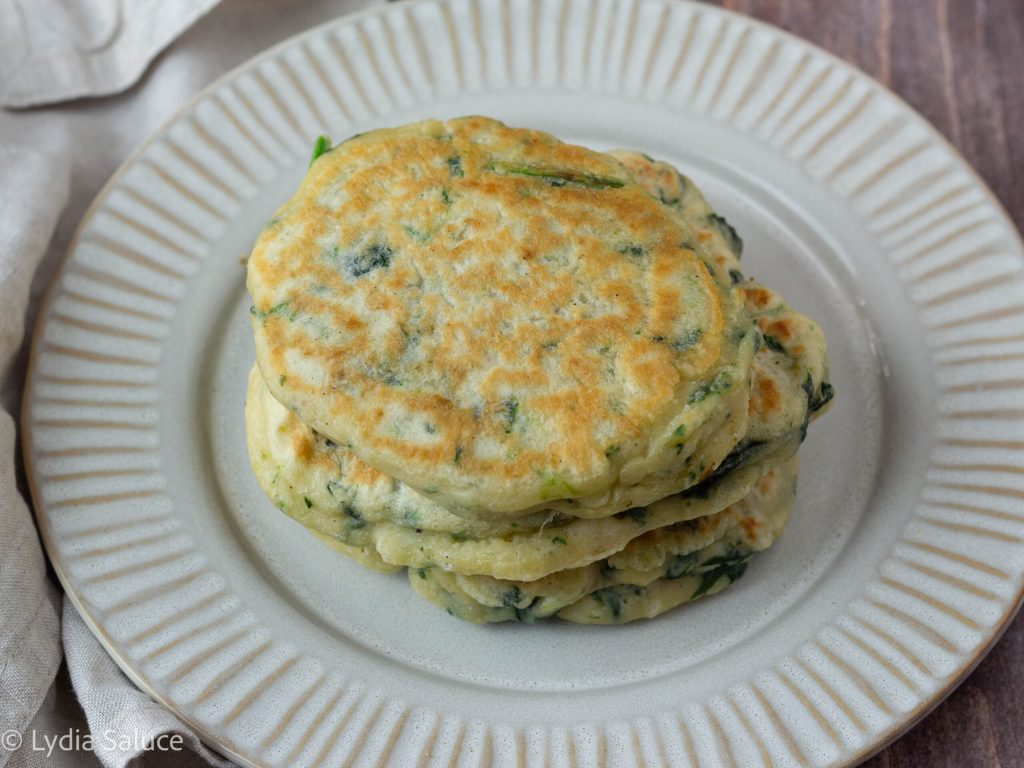 Pancakes de espinacas