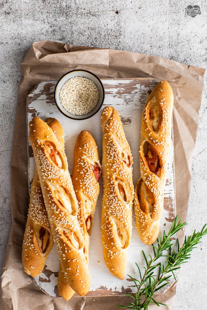 Panecillos con jamón