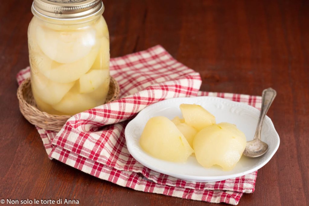 peras en almíbar receta para hacerlas en casa