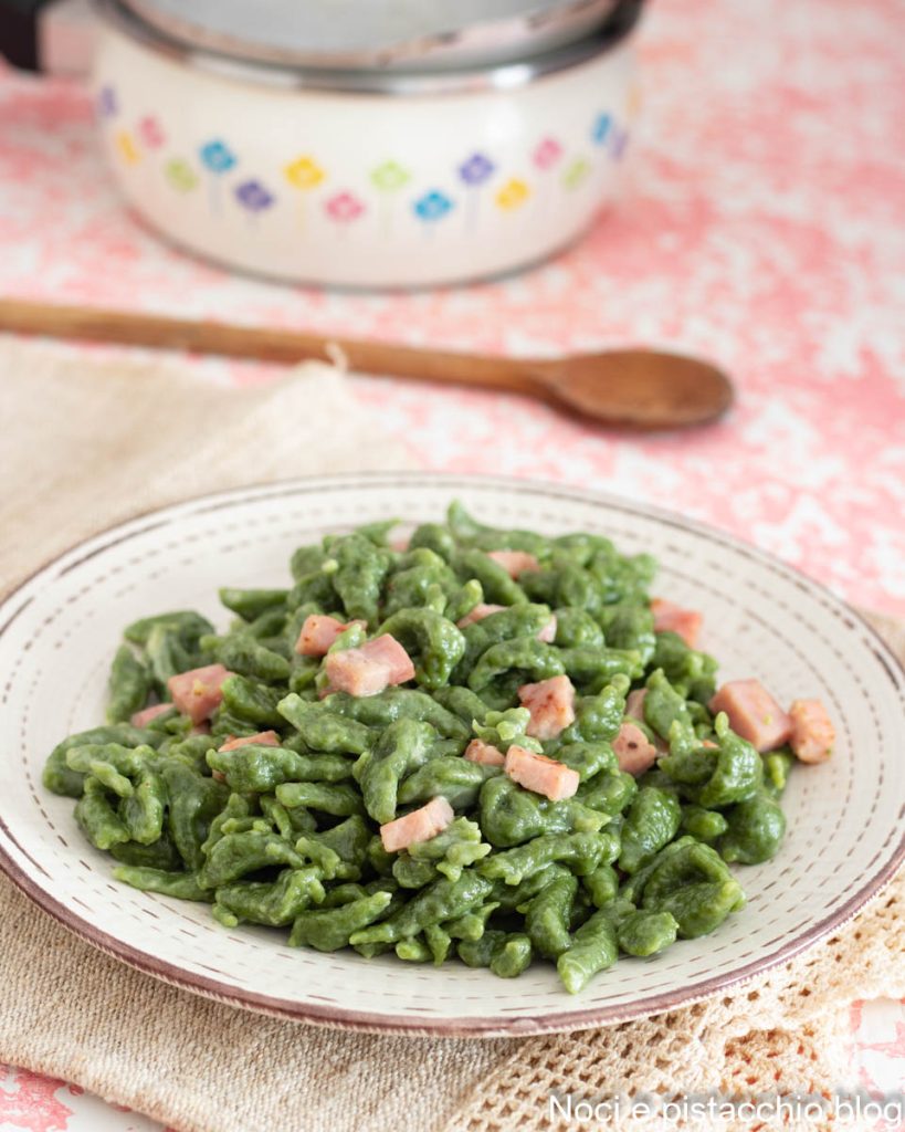 spatzle de espinacas o ñoquitos tiroleses