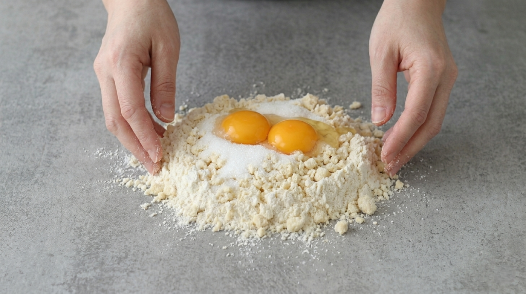 añadid el huevo y compactad