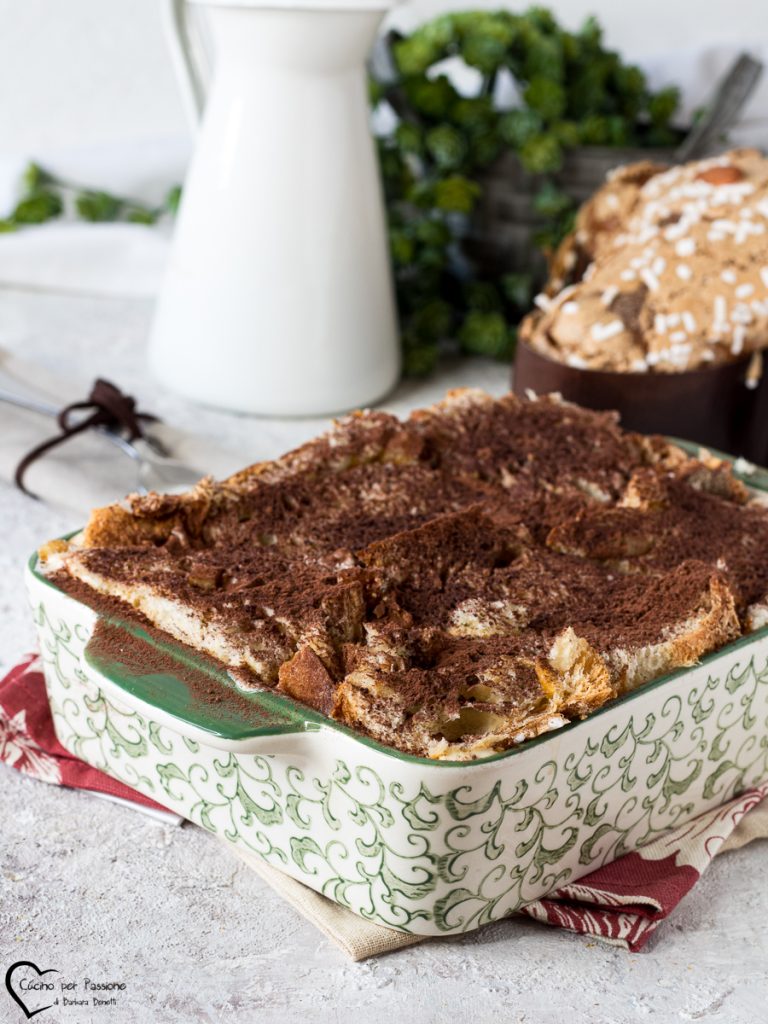 Tiramisú con colomba