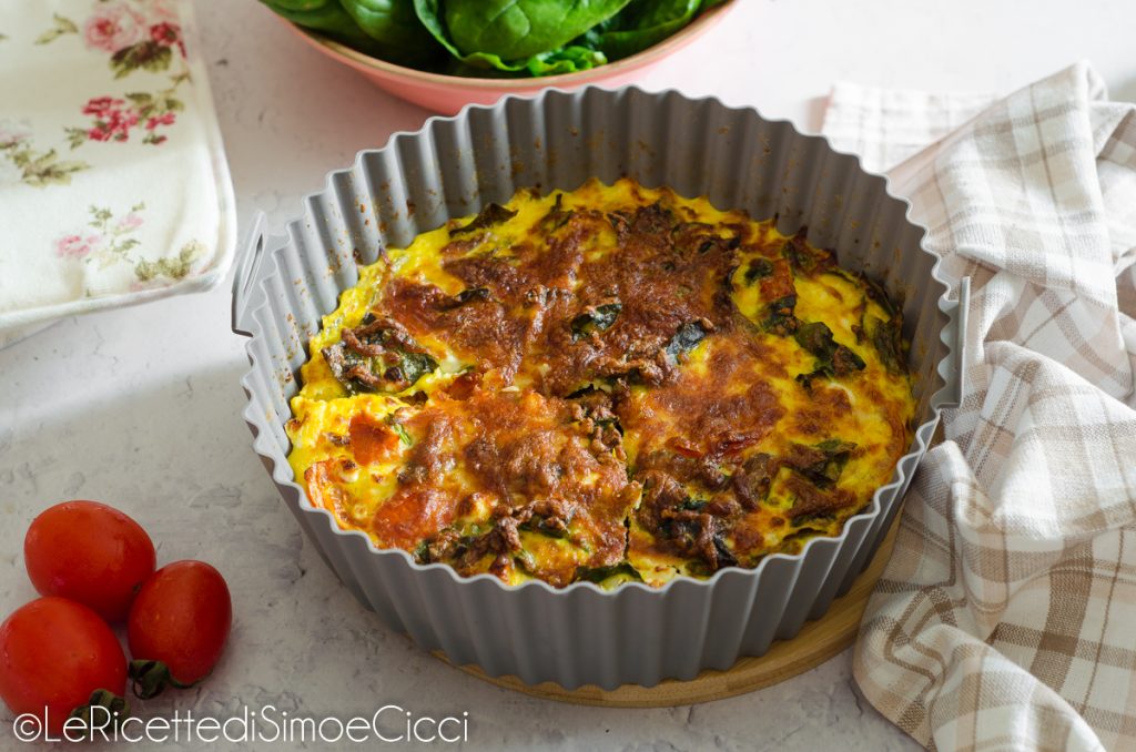Tortilla de verduras en freidora de aire: ligera, rápida y para vaciar la nevera