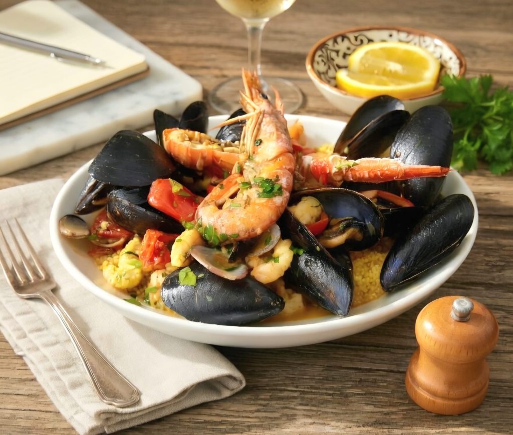 Cuscús rápido de pescado