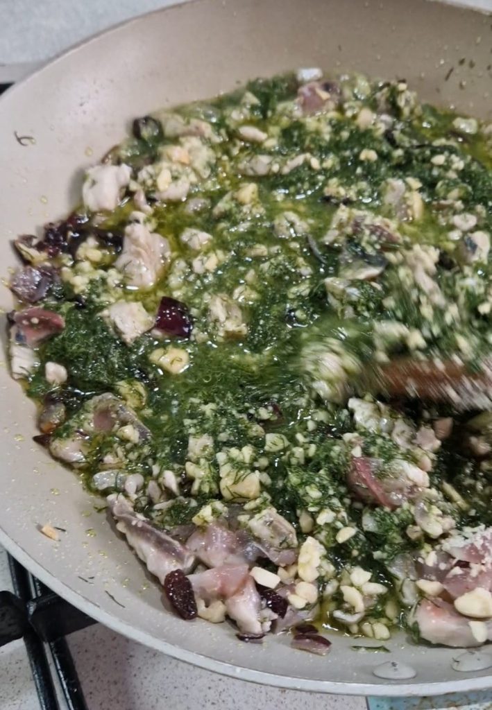 La pasta con sardinas