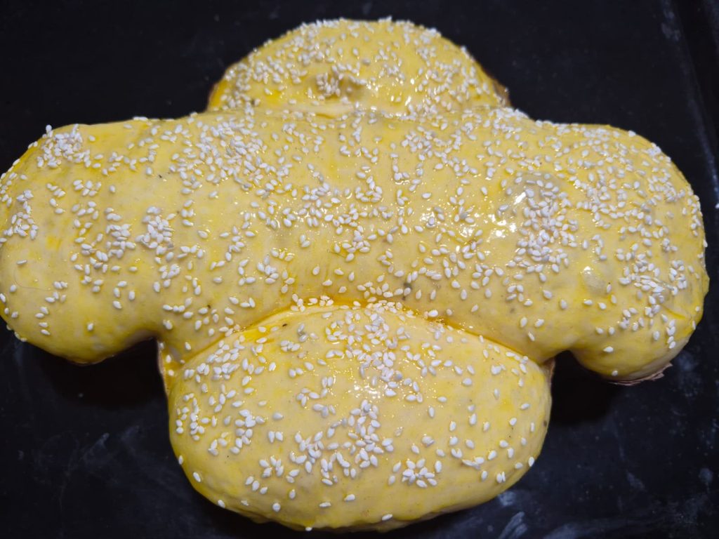 Colomba salada suave perfecta para rellenar en Pascua