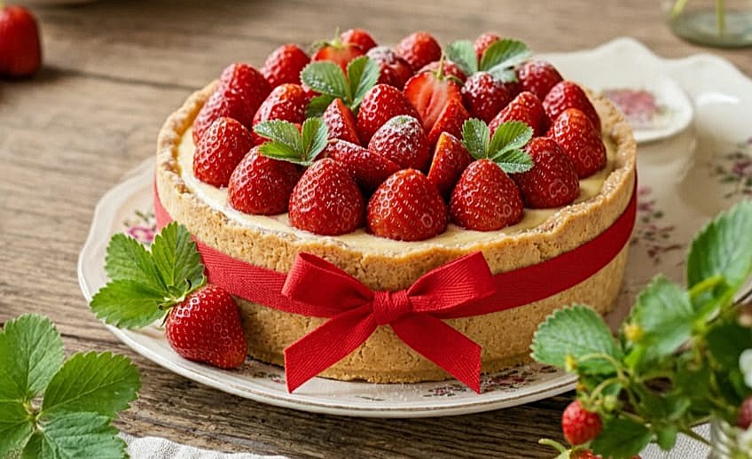 New York cheesecake de fresas receta original,