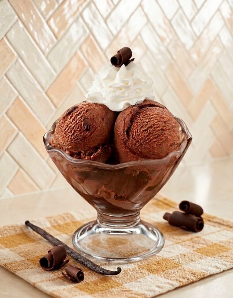 Cómo hacer helado de chocolate sin heladera