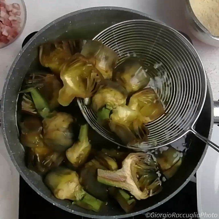 alcachofas rellenas al horno