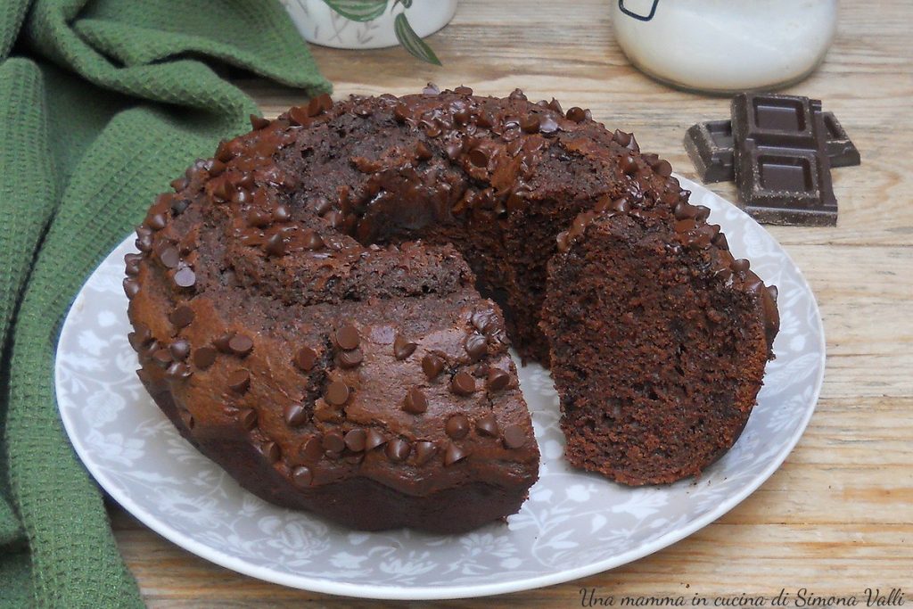 bizcocho de chocolate horizontal