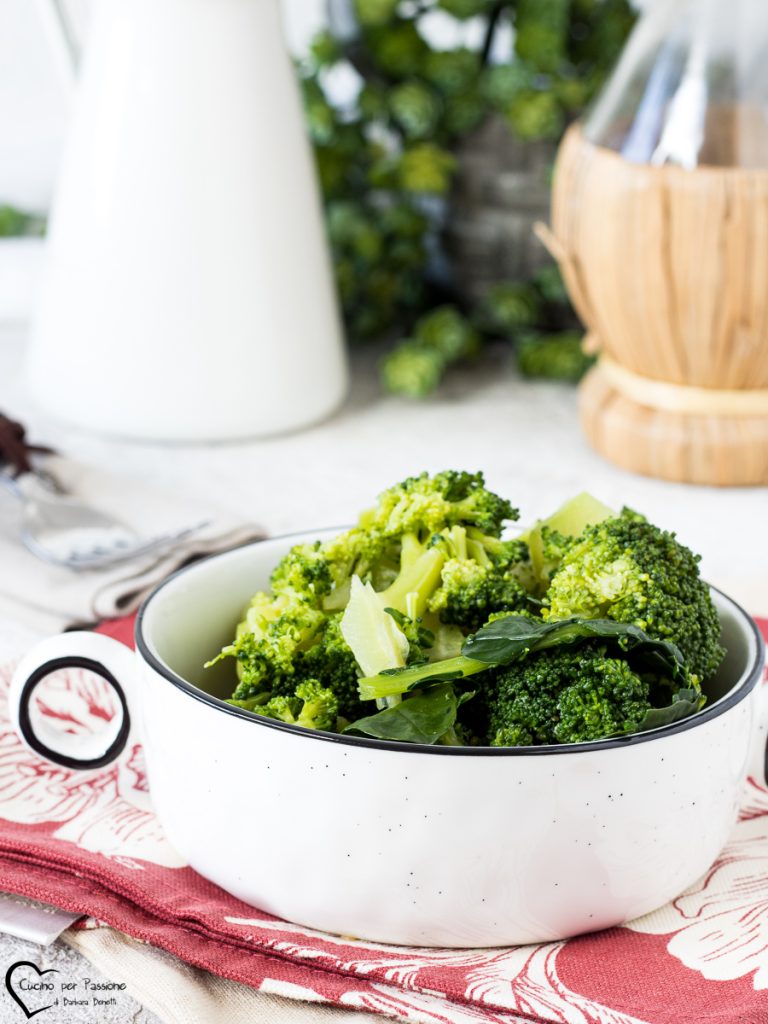 brócoli en olla a presión