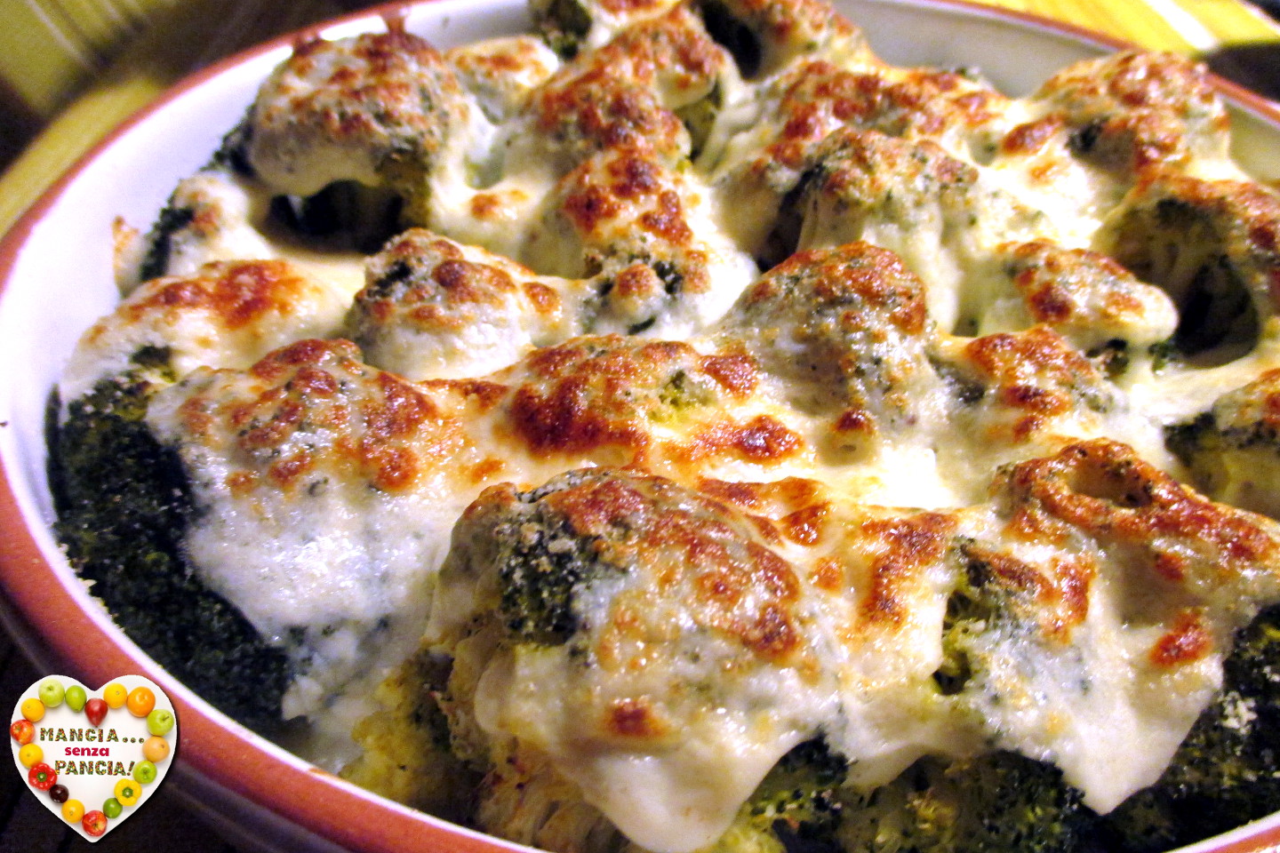 Brócoli gratinado con bechamel