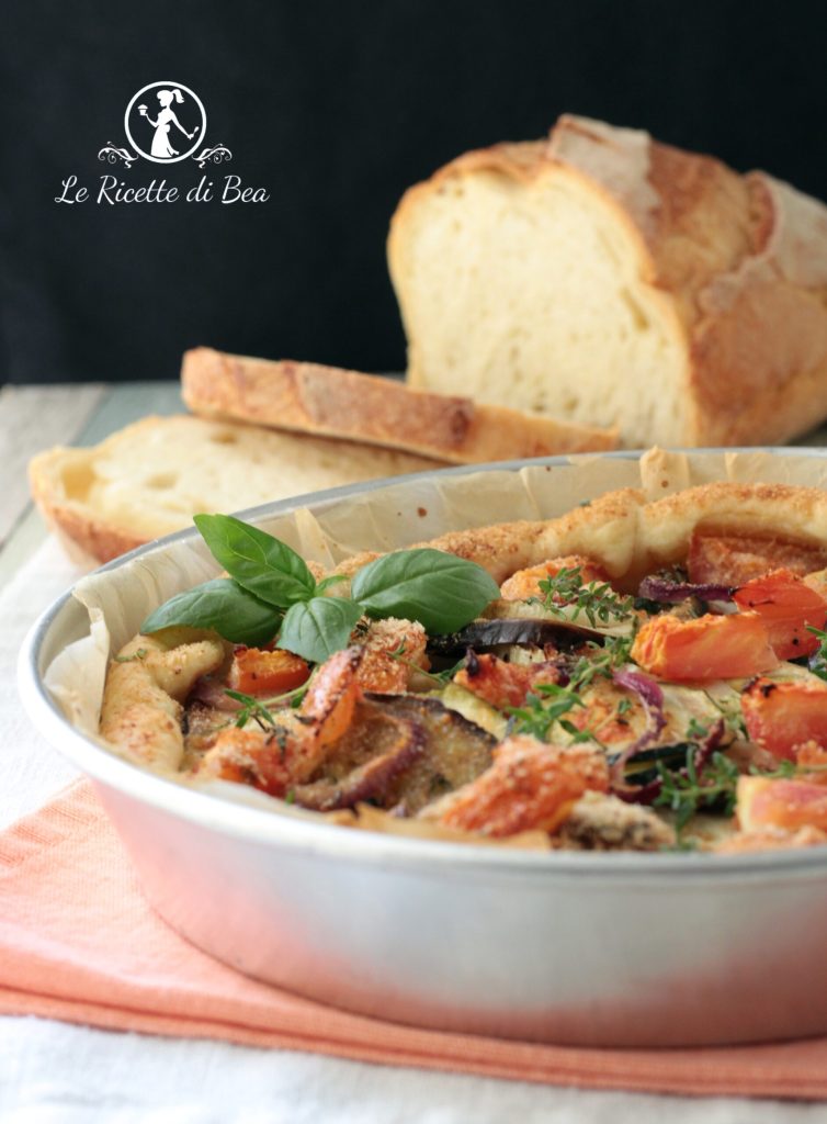 receta con calabacines y berenjenas