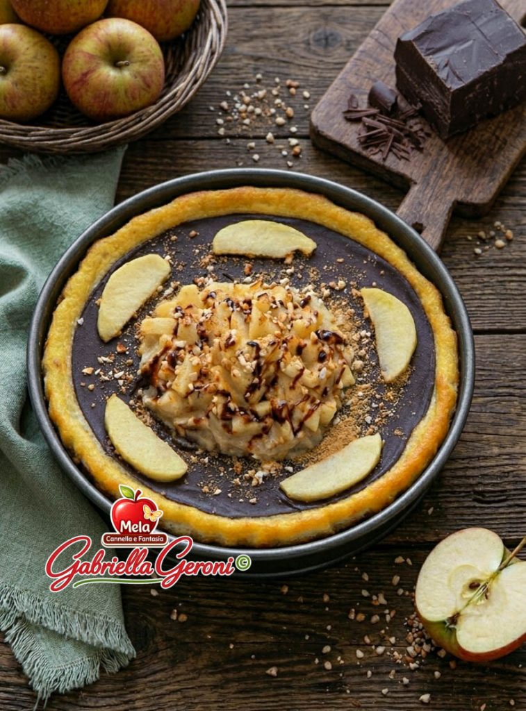 cheesecake manzana y canela al horno
