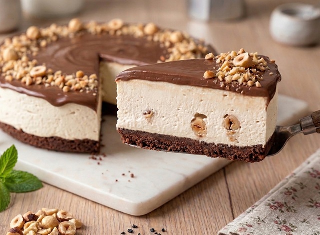 Cheesecake de Nutella sin horno: el secreto para una porción perfecta y sin grumos