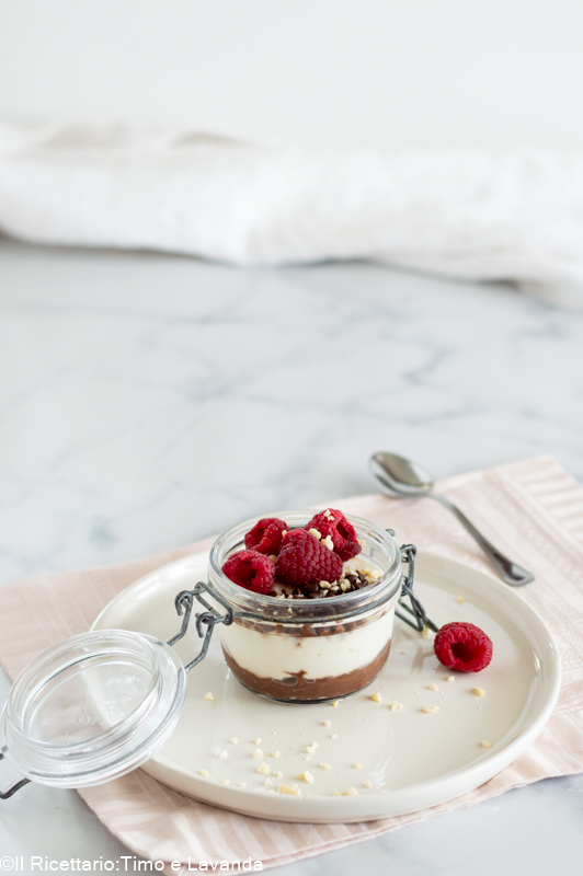 cheesecake ligera rápida con yogur y proteínas