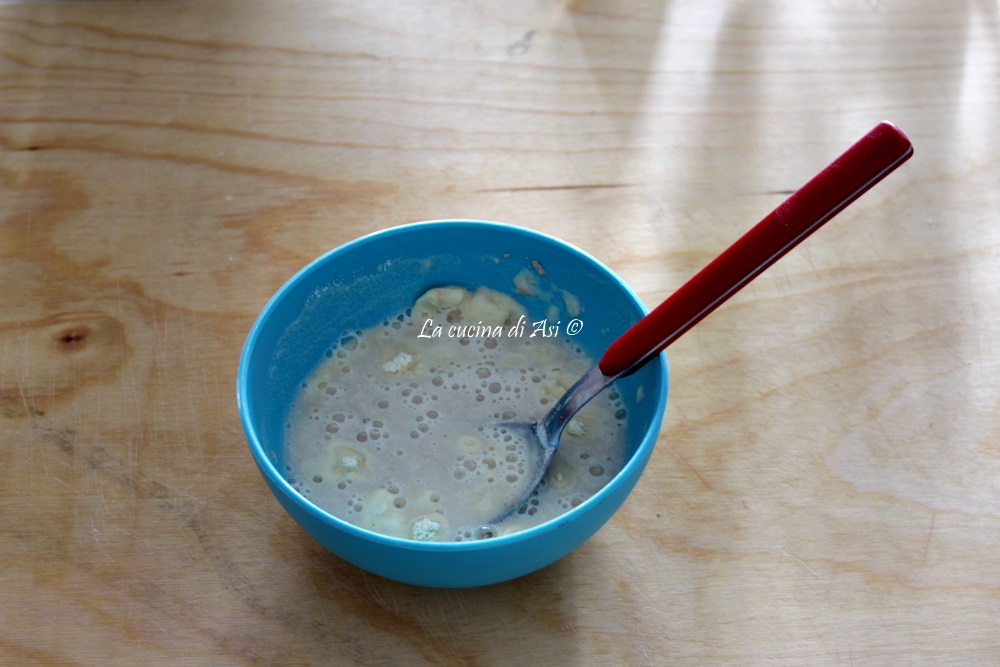 Mezclar levadura con agua