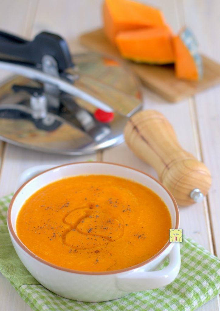 crema de calabaza en olla a presión gp