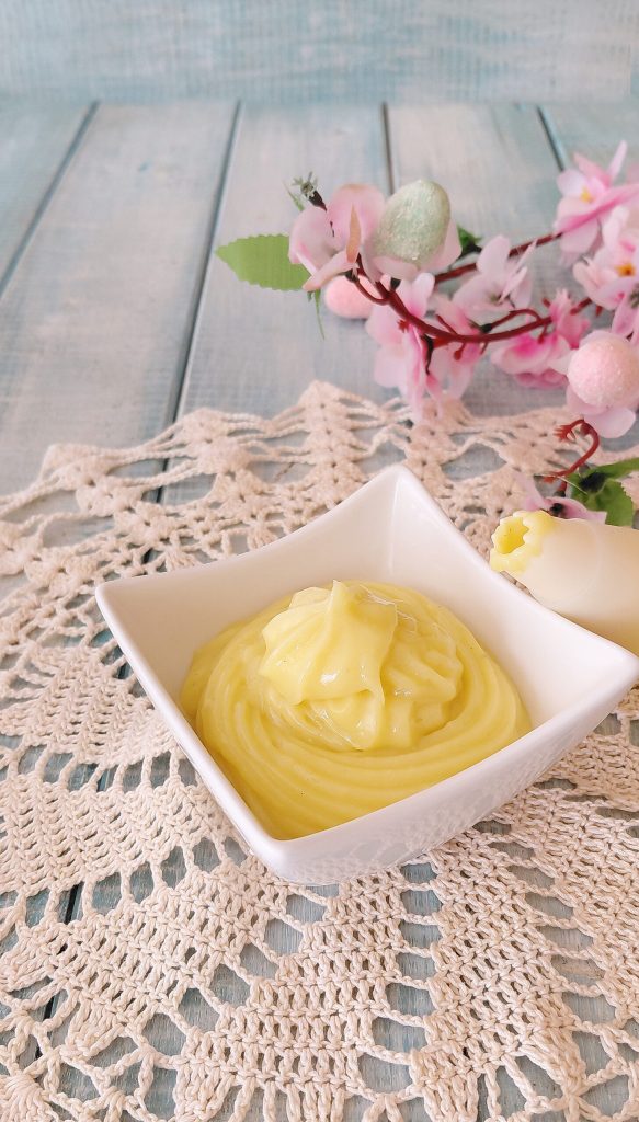 crema pastelera brillante