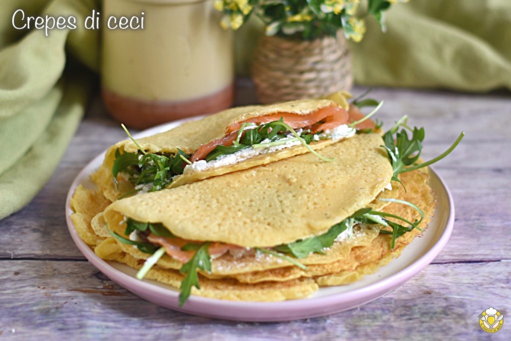 crepes de garbanzos suaves y elásticas receta sin gluten sin huevos sin lactosa con harina de garbanzos