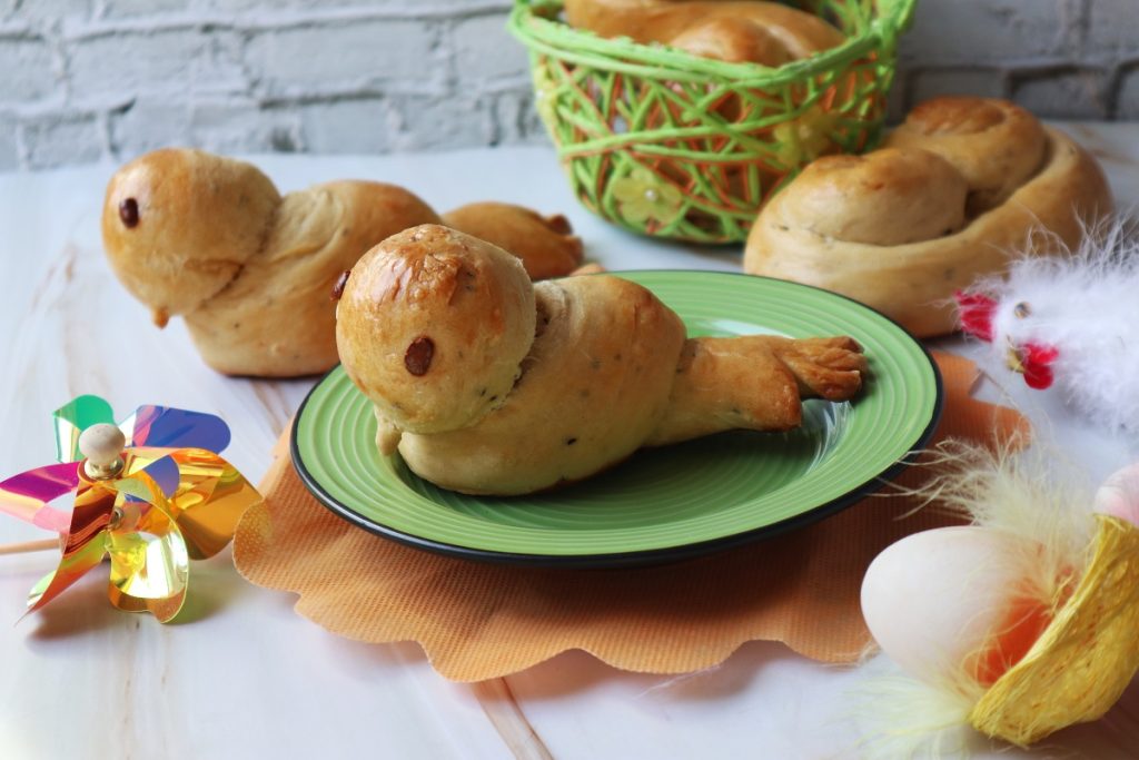 Cuddure saladas de Pascua