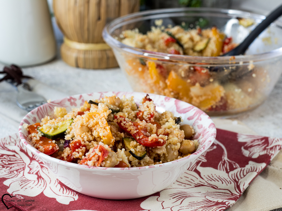 CUSCÚS CON VERDURAS Y GARBANZOS